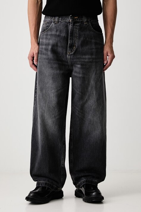 Carhartt WIP Brandon Pant jeansy loose męskie czarne I035893
