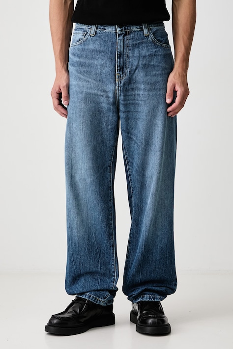 Carhartt WIP Aaron Pant jeansy tapered męskie niebieskie I036728