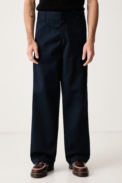 Carhartt WIP OG Master Pant pantaloni straight da uomo blu navy regular waist I037064