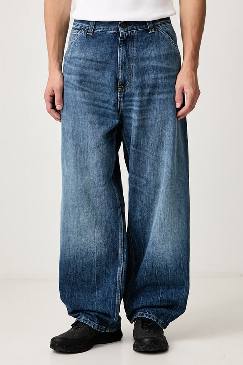 Carhartt WIP OG Single Knee Pant rifle loose pánske modré I034871