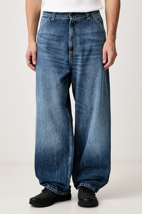 Carhartt WIP OG Single Knee Pant rifle loose pánske modré I034871