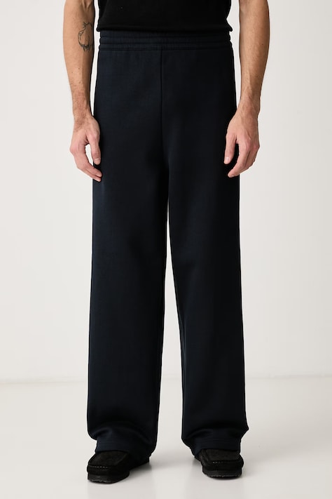 Carhartt WIP Mack Sweat Pant spodnie dresowe z bawełną męskie granatowe regular waist I037103