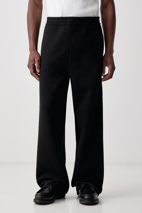 Carhartt WIP Mack Sweat Pant spodnie dresowe z bawełną męskie czarne regular waist I037103