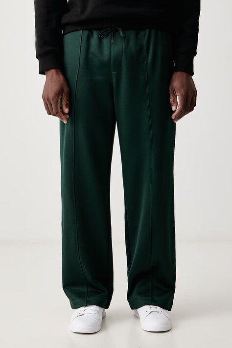 Lacoste Spodnie dresowe męskie zielone regular waist XH9477