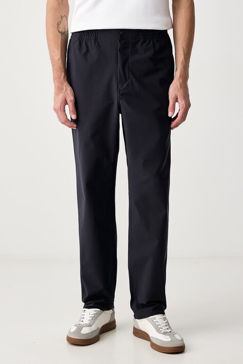 Lacoste Spodnie męskie granatowe regular waist HH2350