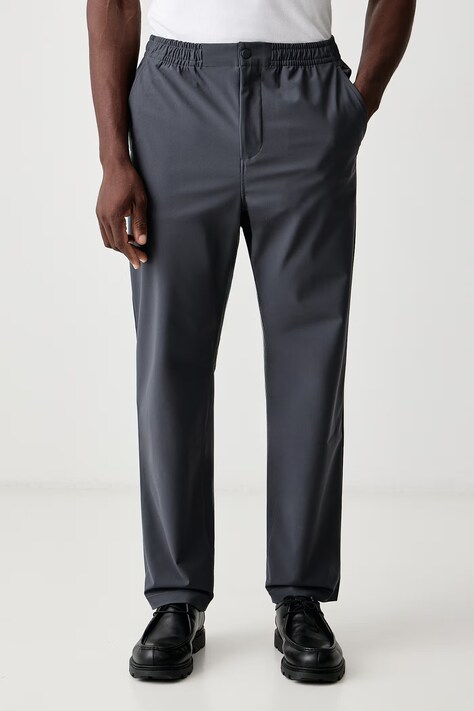 Lacoste Spodnie męskie szare regular waist HH2350