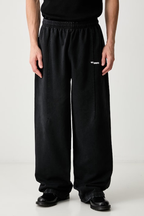 Vetements Sweatpants cotton Men's black regular waist MH27SP192B