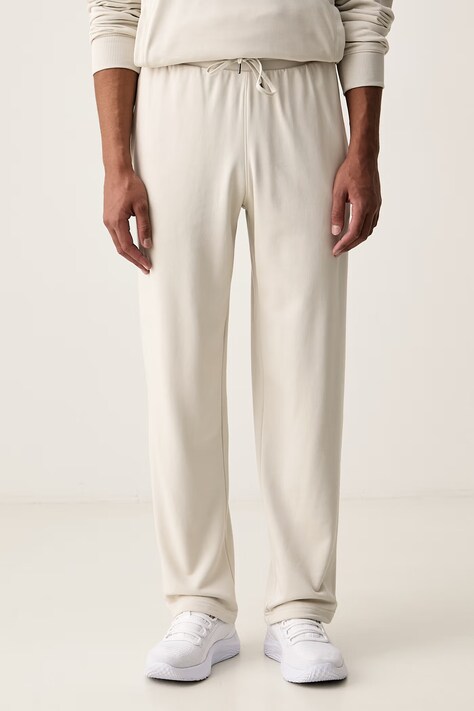 Under Armour Spodnie treningowe męskie z bawełną Rival beżowe regular waist 6009344
