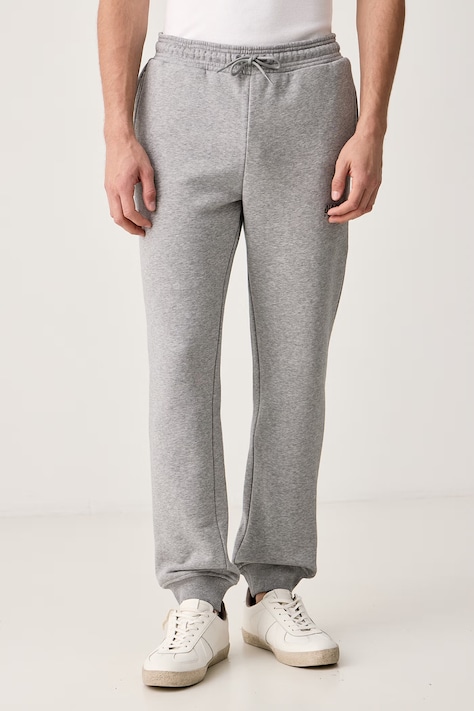 Napapijri Spodnie dresowe męskie z bawełną M-Gori szare regular waist NP0A88UH1601