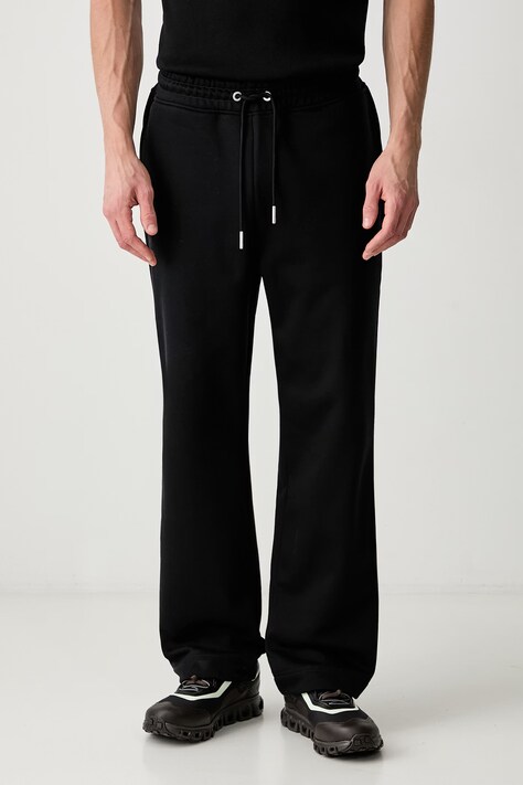 On Club Collective tepláky s bavlnou pánské černé regular waist 1MH10690553