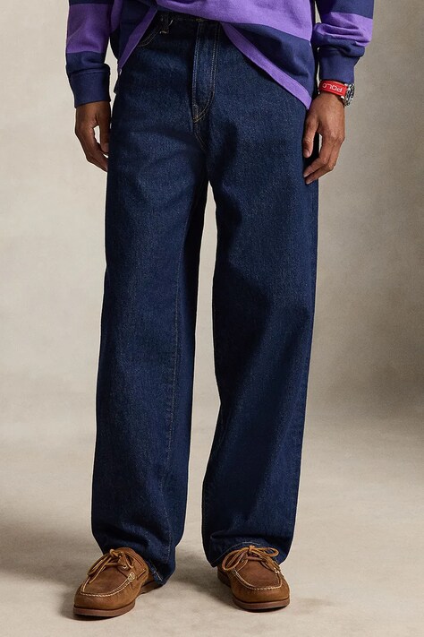 Polo Ralph Lauren jeansy relaxed fit męskie granatowe 710B24284