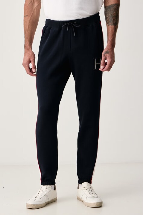Tommy Hilfiger Παντελόνι επίσημο ανδρικό με βαμβάκι σκούρο μπλε MW0MW44995