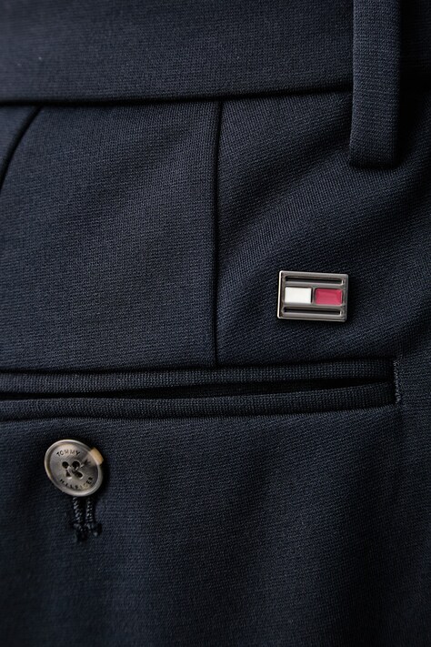 Tommy Hilfiger slim fit hlače za muškarce mornarsko plave spušteni struk MW0MW44869