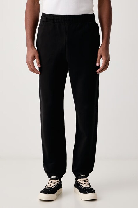 Calvin Klein Teplákové nohavice pánske s bavlnou čierne regular waist LV04LH231G