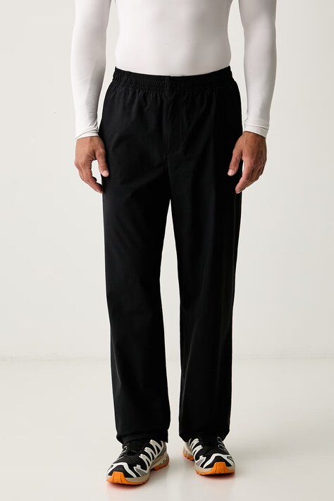 Columbia spodnie trekkingowe męskie czarne regular waist 2179761
