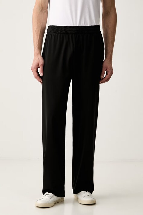 Emporio Armani spodnie męskie z lyocellem czarne regular waist EM006858 AF28109