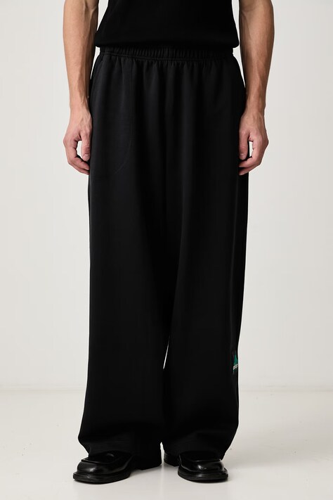 adidas Originals Spacer Open спортивні штани з бавовною чоловічі чорні regular waist KR3974