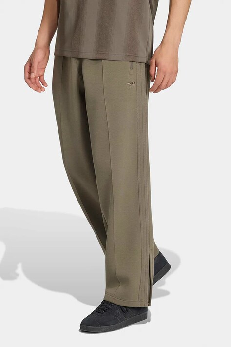adidas Originals Beckenbauer Premium pantaloni de trening cu bumbac pentru bărbați verzi regular waist KQ6973