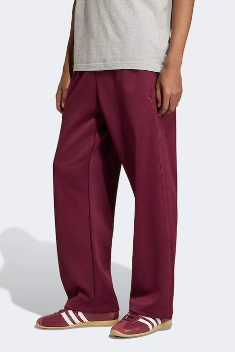 adidas Originals SST Premium pantaloni de trening pentru bărbați burgundia regular waist KQ6967