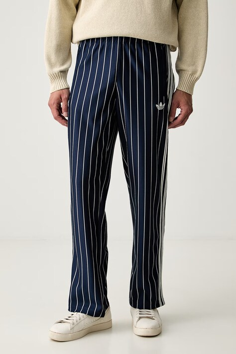 adidas Originals spodnie dresowe męskie Firebird Pinstripes granatowe regular waist KR7231