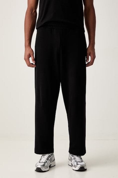 EA7 Emporio Armani spodnie dresowe męskie bawełniane czarne regular waist AF27201.7M002111