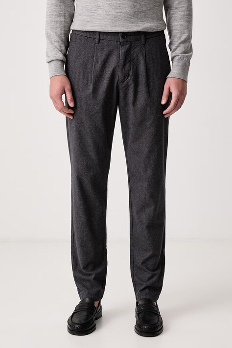 Marc O'Polo Spodnie męskie z bawełną szare regular waist 5000012335