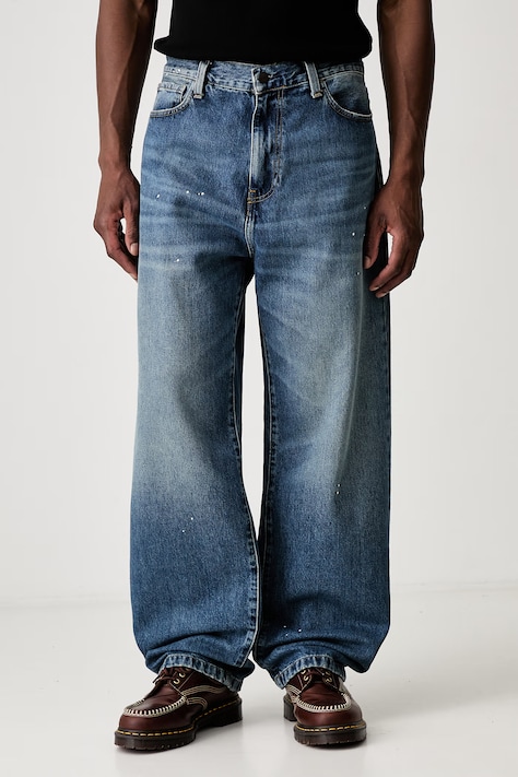 Carhartt WIP Landon blugi straight pentru bărbați albaștri I034733