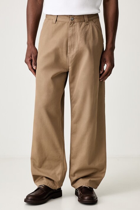 Carhartt WIP OG Single Knee spodnie carpenter bawełniane męskie czarne regular waist I036871