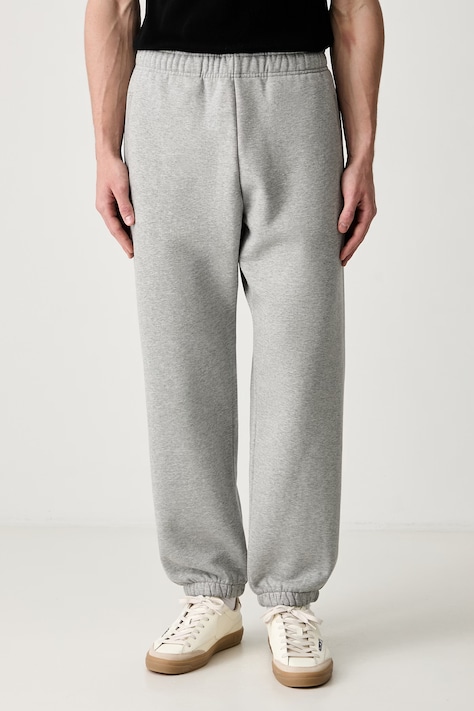 Carhartt WIP Chase Sweat spodnie dresowe z bawełną męskie szare regular waist I037458