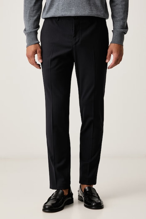 Lindbergh Spodnie męskie granatowe regular waist 30.049025C