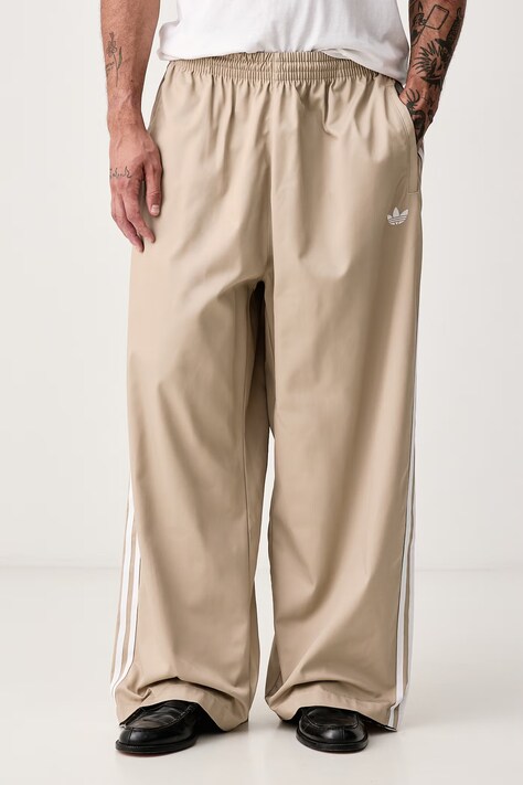 adidas Originals Nohavice pánske Adicolor béžové regular waist KR1385