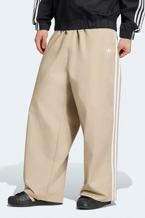 adidas Originals Nohavice pánske Adicolor béžové regular waist KR1385