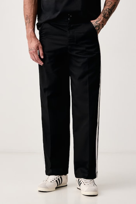 adidas Originals Nohavice pánske čierne regular waist KE4177