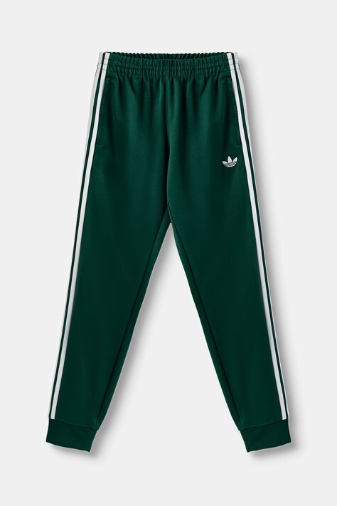 adidas Originals teplákové nohavice pánske zelené regular waist KE3514