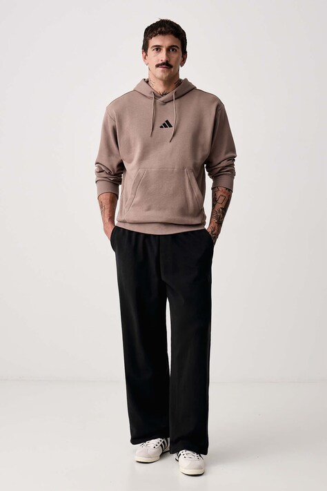 adidas Спортивні штани чоловічі з бавовною чорні regular waist KW2300