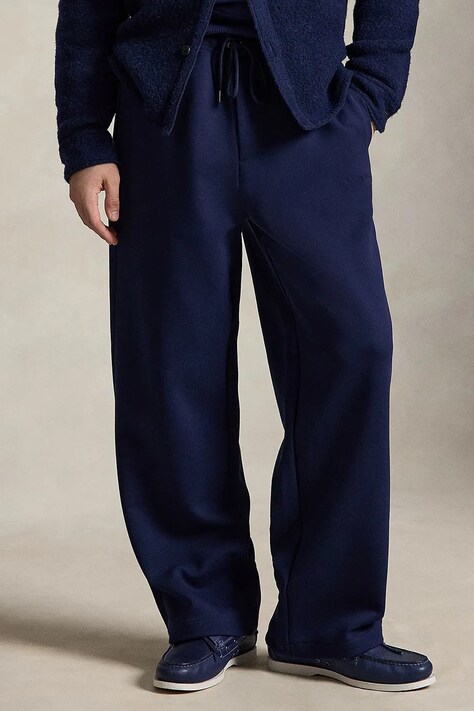 Polo Ralph Lauren spodnie dresowe męskie z bawełną granatowe regular waist 710B19069