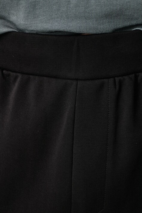 BOSS Green Spodnie dresowe męskie z bawełną JT_Network Tapered czarne regular waist 50563983