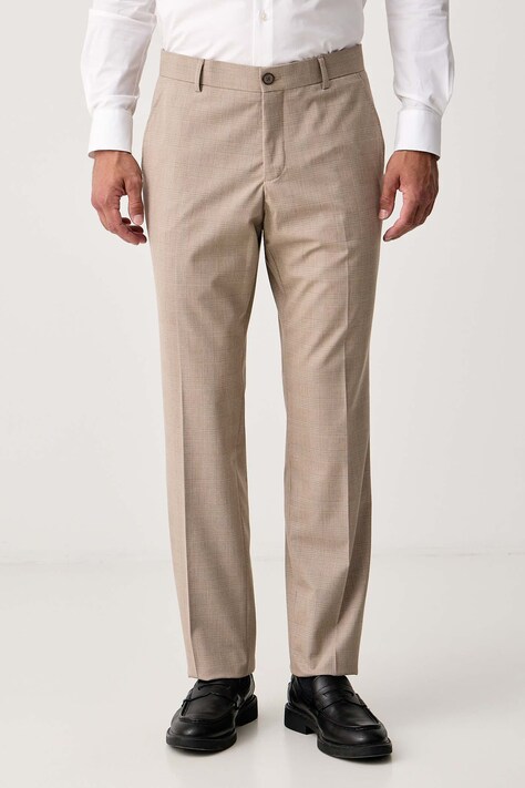 Guess Spodnie męskie MYRON beżowe regular waist M6YB91 W2827