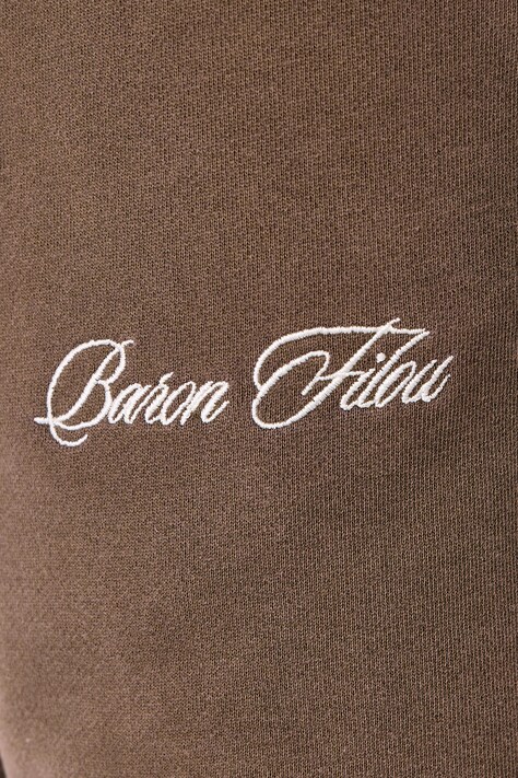 Baron Filou спортивні штани бавовняні — AW26-SPUZZU, коричневий — фото 4