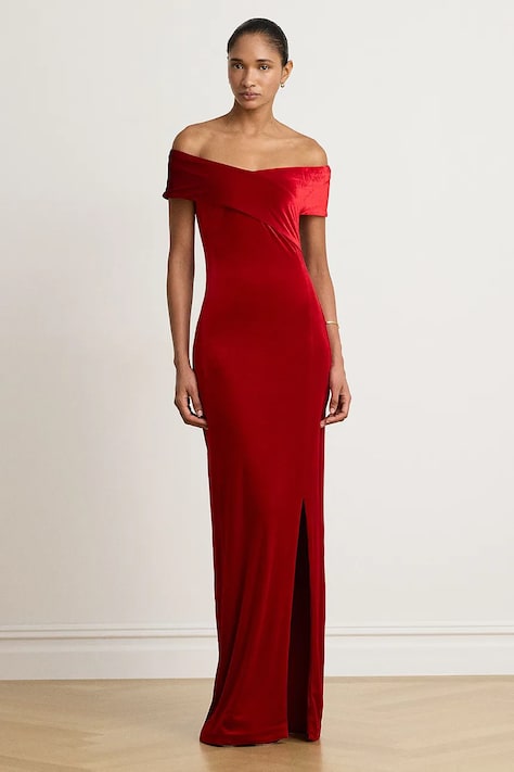 Lauren Ralph Lauren Sukienka czerwona 253B27594