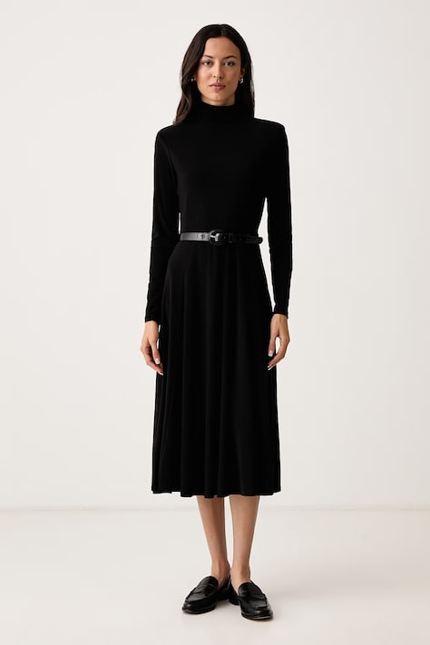 DKNY Sukienka czarna gładka DD6J1U62