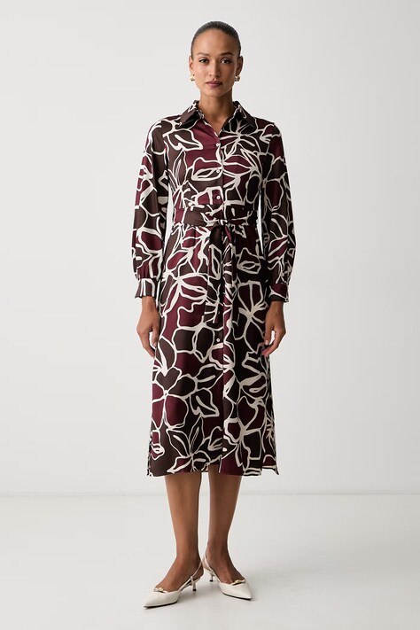 Marella sukienka Emme by Marella bordowa 2625226081200