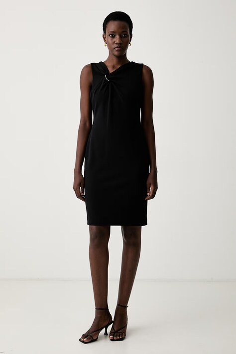 Calvin Klein haljina crna bez uzorka LV044H003G