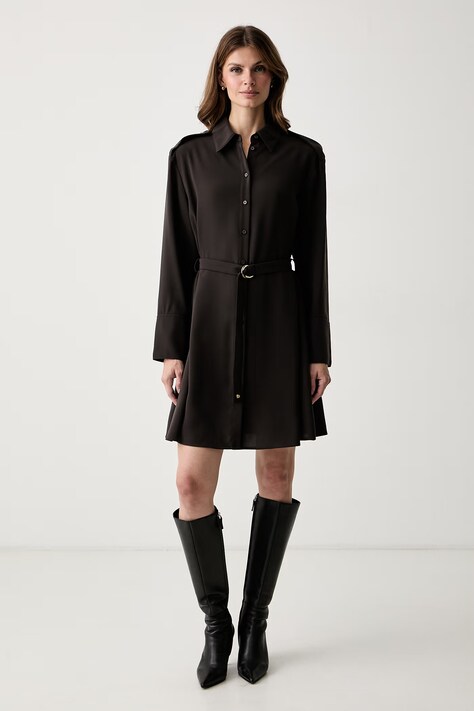 Armani Exchange Haljina smeđa bez uzorka XW002487 AF26071