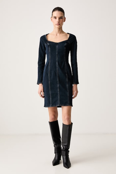 Levi's Haljina traper 80S COCKTAIL mornarsko plava bez uzorka 0082Y