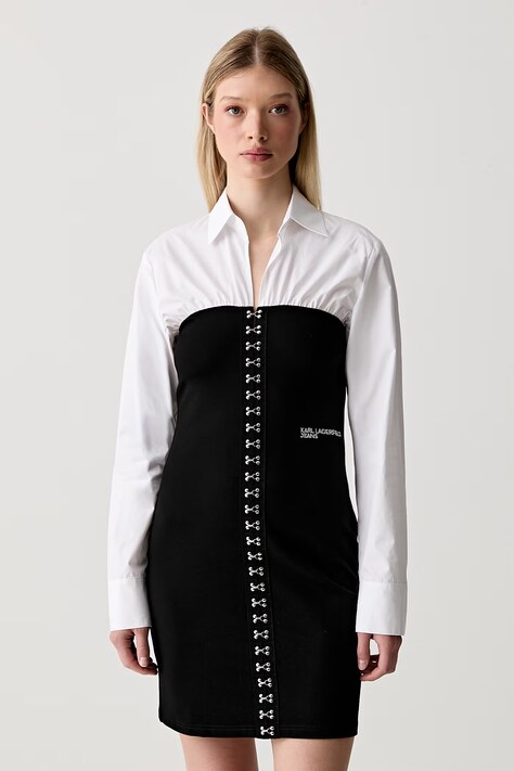 Karl Lagerfeld Jeans šaty černé B3W13050