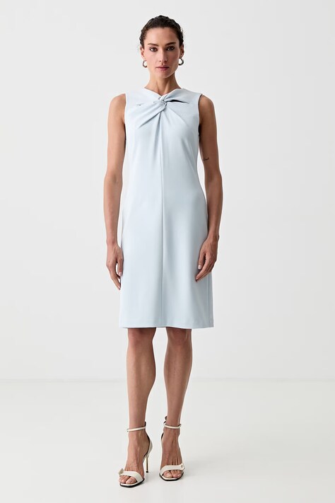 Calvin Klein letné šaty modré hladké LV044G004G