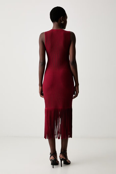 DKNY трикотажна сукня з бавовною — фото 3
