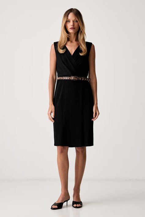 DKNY sukienka czarna gładka DD6K1U12