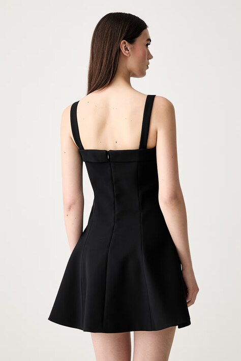 Stine Goya розкльошена сукня — AW26-SUDZUL, чорний — фото 3